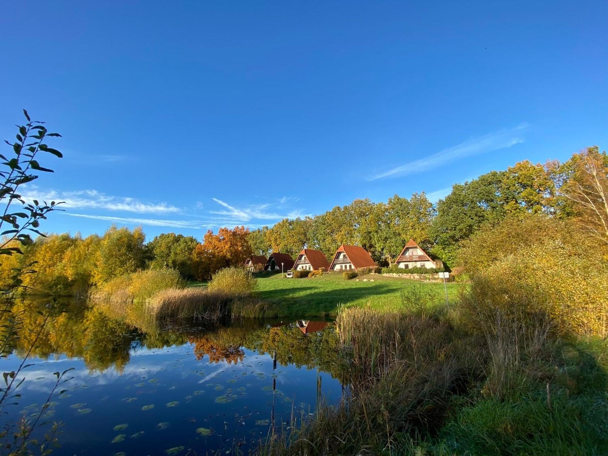 Finnhäuser am Vogelpark - Haus Luise Marlow Exterior foto