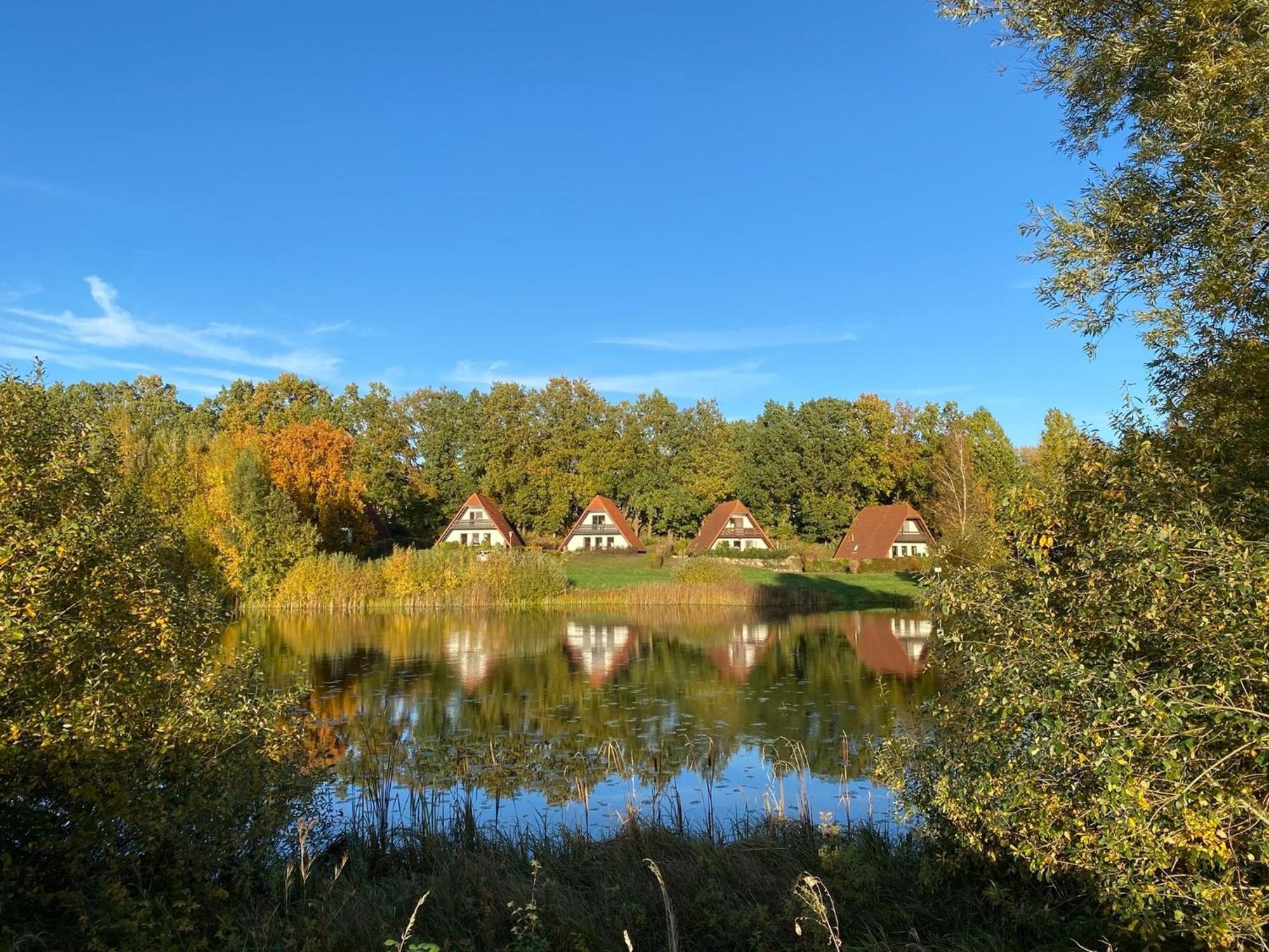 Finnhäuser am Vogelpark - Haus Luise Marlow Exterior foto