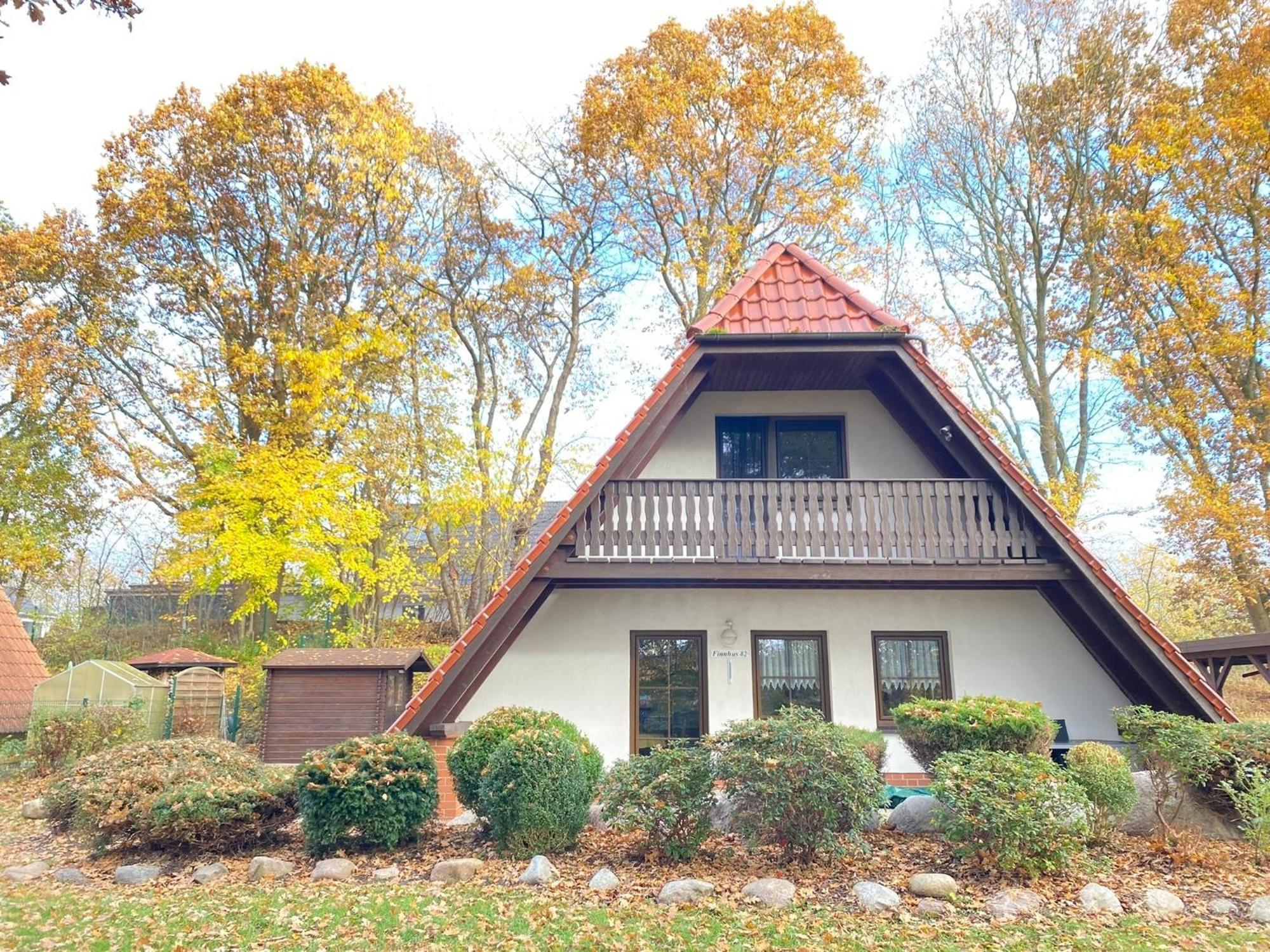 Finnhäuser am Vogelpark - Haus Luise Marlow Exterior foto